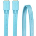 CABLE 3GO HDMI V1.4 PLANO 1.8M 24K CELESTE