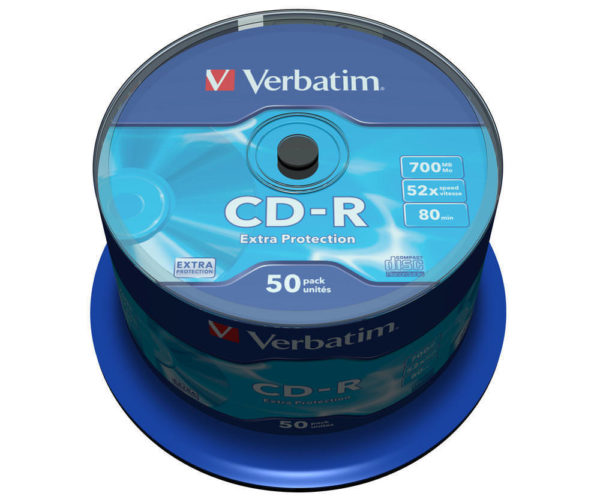 CD-R VERBATIM 700MB 52X(TARRINA 50 UNIDADES)