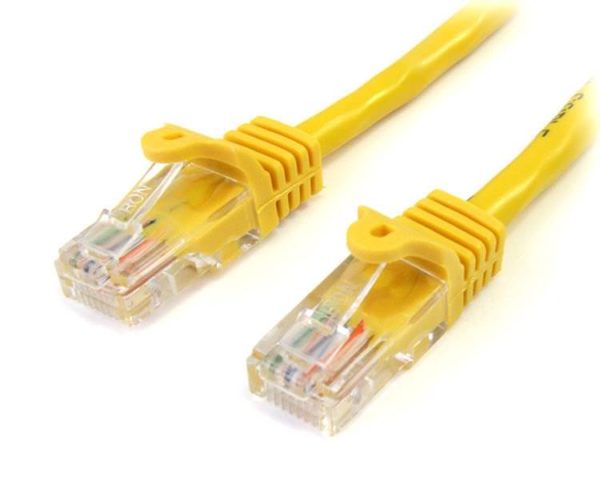 STARTECH CABLE ETHERNET 2M UTP AMARILLO CAT5E RJ45