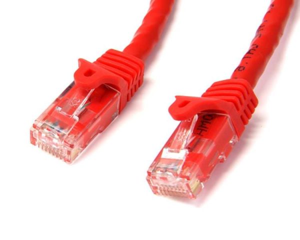 STARTECH CABLE RED ETH. CAT6 SIN ENGANCHE 5M ROJO