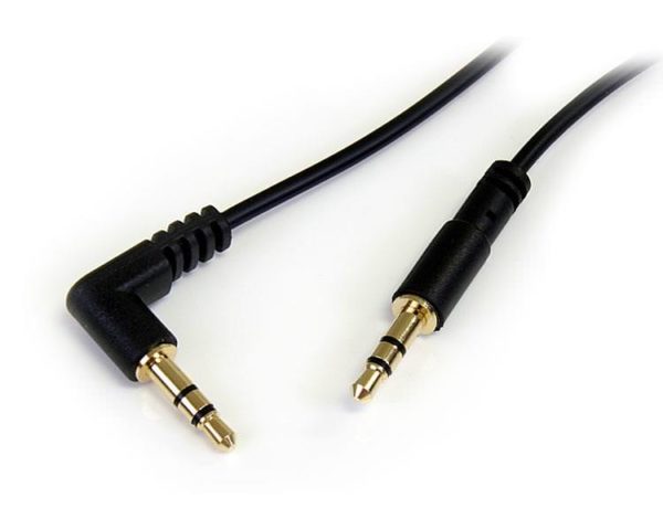 STARTECH CABLE DELGADO AUDIO ESTEREO 3,5MM 30CM AC