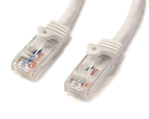 STARTECH CABLE RED ETH. CAT6 SIN ENGANCHE 5M BLANC