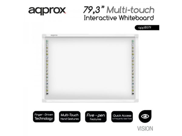 PIZARRA INTERACTIVA APPROX WHITEBOARD APPIB179 79"