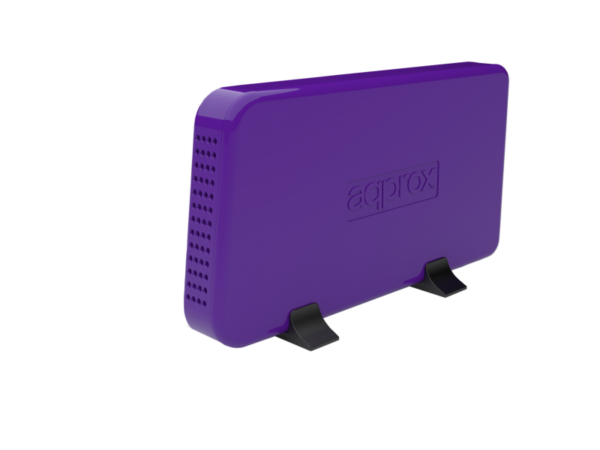 CAJA EXTERNA HDD 3.5" SATA-USB 3.0 APPROX MORADA