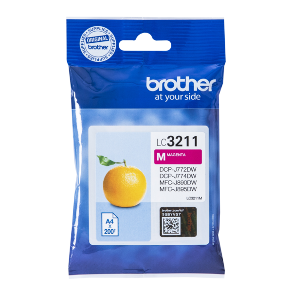 CARTUCHO BROTHER LC3211M 200PG MAGENTA