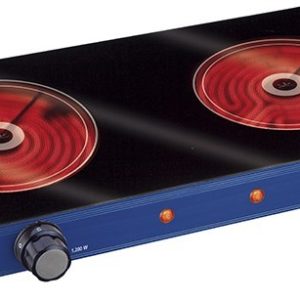 COCINA ELECTRICA JATA V142 VITROCERAMICA 2 FUEGOS