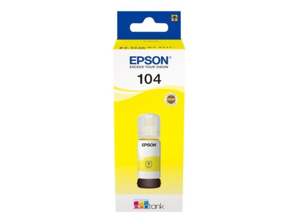 CARTUCHO EPSON T00P4 104 ECOTANK AMARILLO 65ML
