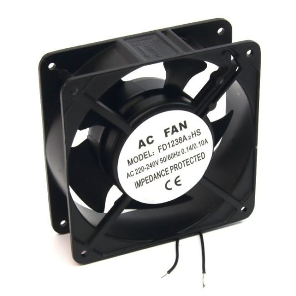 VENTILADOR PG 12 CM PARA ARMARIO RACK