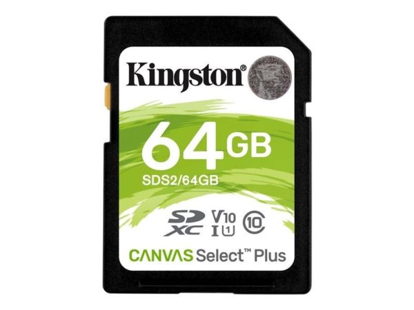 MEMORIA SECURE DIGITAL 64GB KINGSTON CANVAS SELEC
