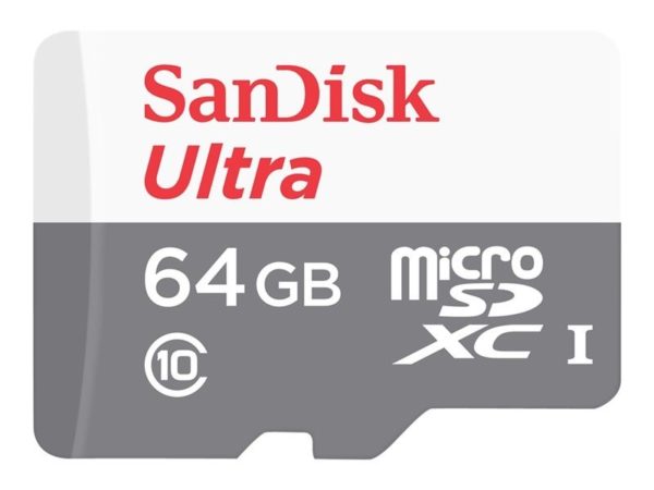 MEMORIA MICRO SDHC 64GB SANDISK ULTRA CLASE10-100M