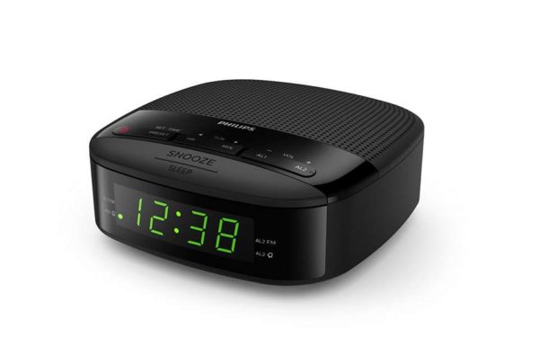 RADIO DESPERTADOR PHILIPS TAR3205 NEGRO 2 ALARMAS