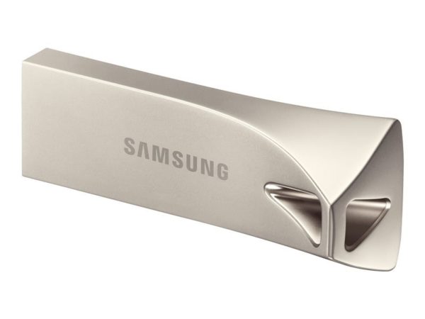 PEN DRIVE 128GB SAMSUNG BAR PLUS CHAMPAGNE SILVER