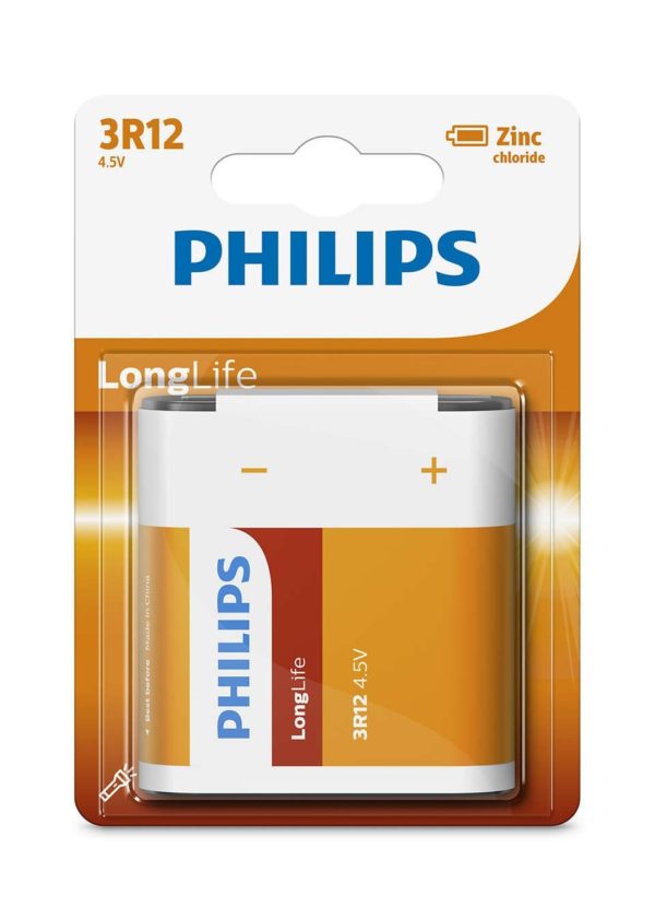 PILAS PHILIPS LONG LIFE 3R12 1.5V (PETACA)