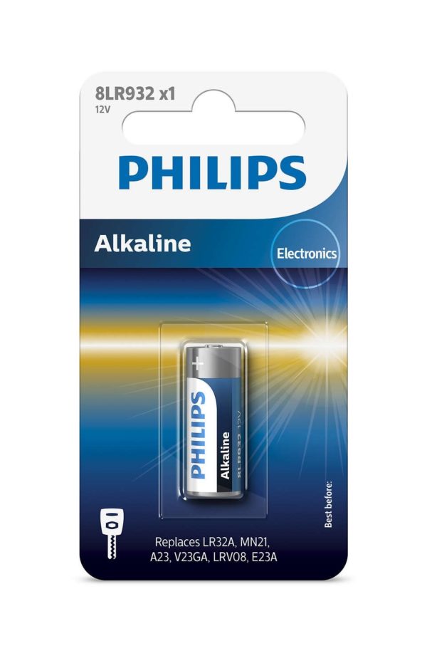 PILAS PHILIPS ALCALINA 8LR932-MN21 12V