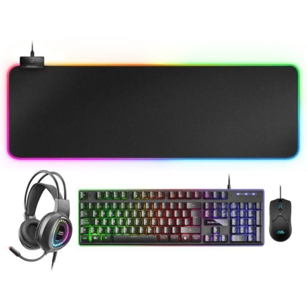 KIT TECLADO RATON Y ALFOM. AURIC. MARS GAMING