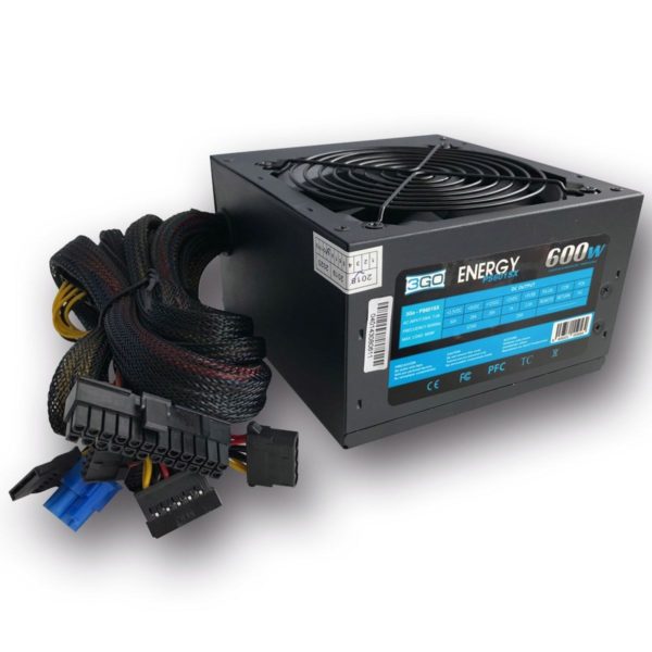 FUENTE ALIMENTACIÓN 600W PPFC 3GO (5XSATA+12CM+PCIX6PIN)