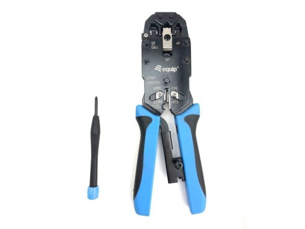 CRIMPADORA PROFESIONAL EQUIP RJ11-RJ12-RJ45