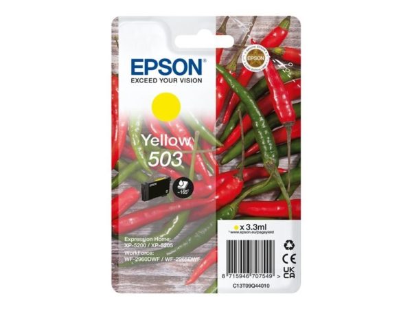 CARTUCHO EPSON 503 (CHILLIES) AMARILLO
