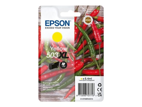 CARTUCHO EPSON 503XL (CHILLIES) AMARILLO