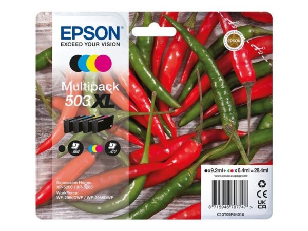 CARTUCHO EPSON 503XL MULTIPACK 4 COLORES (CHILLIES
