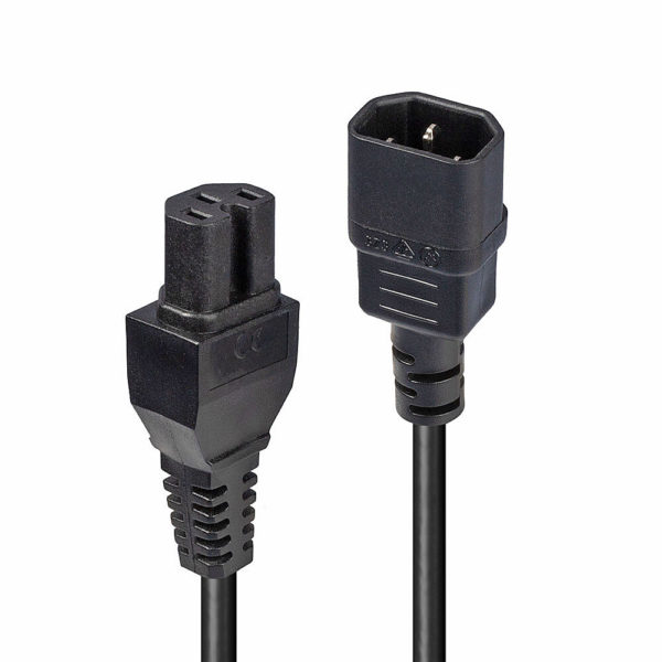 LINDY CABLE DE EXTENSION 2M IEC C14 A IEC C15