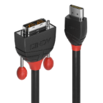 LINDY CABLE HDMI A DVI-D, LINEA BLACK, 2M