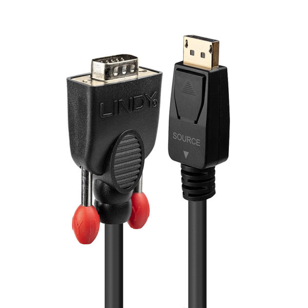 LINDY CABLE DE DISPLAYPORT A VGA, 0.5M