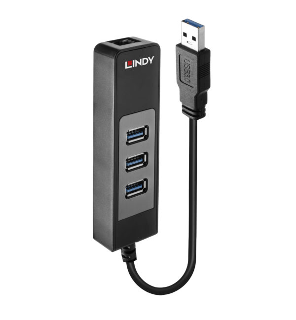 LINDY ADAPTADOR USB 3.A A ETHERNET GIGABIT CON HU