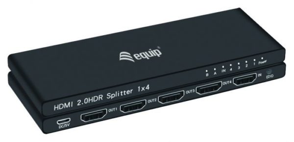 SPLITTER EQUIP HDMI 1.4 ULTRASLIM 4 PUERTOS