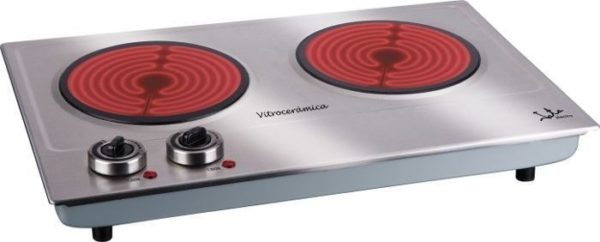 COCINA ELECTRICA JATA VITROCERAMICA V532 2 PLACAS