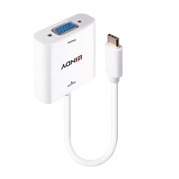 LINDY CONVERSOR USB TYPE-C A VGA