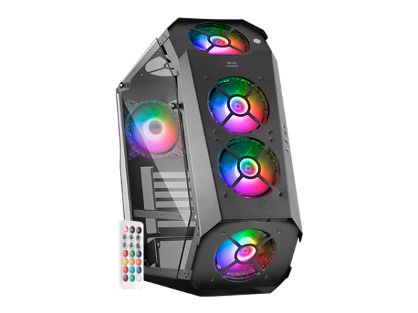 CAJA ATX MARS GAMING MC51 RGB NEGRA
