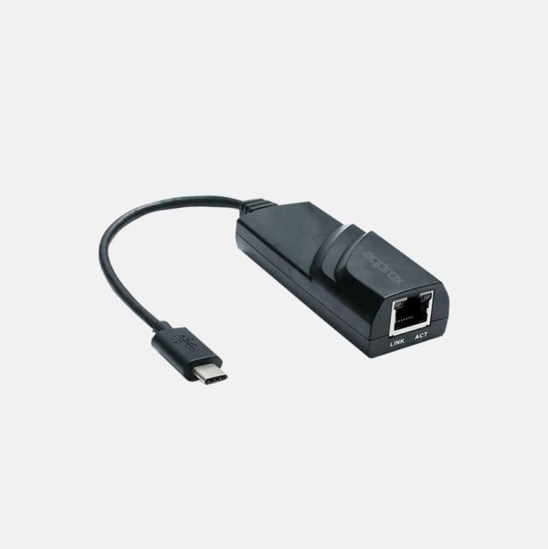 ADAPTADOR APPROX USB-C A RJ45 GIGABIT
