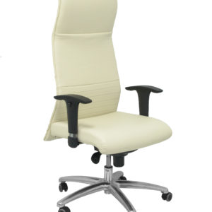SILLON ALBACETE XL SIMILPIEL CREMA HASTA 160KG