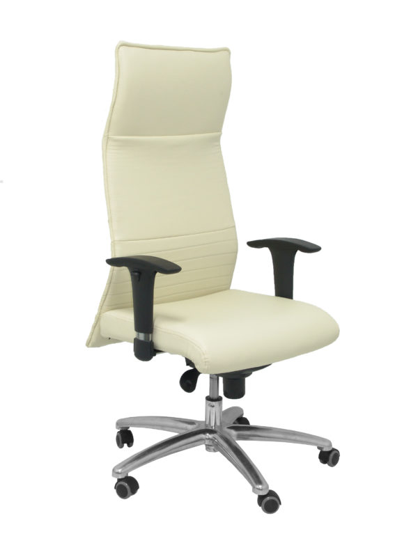 SILLON ALBACETE XL SIMILPIEL CREMA HASTA 160KG
