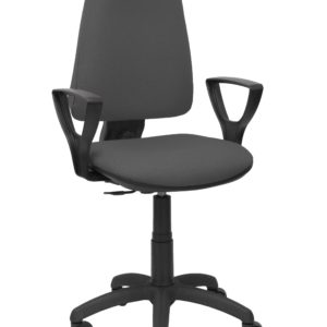 SILLA ELCHE CP BALI GRIS OSCURO BRAZOS FIJOS