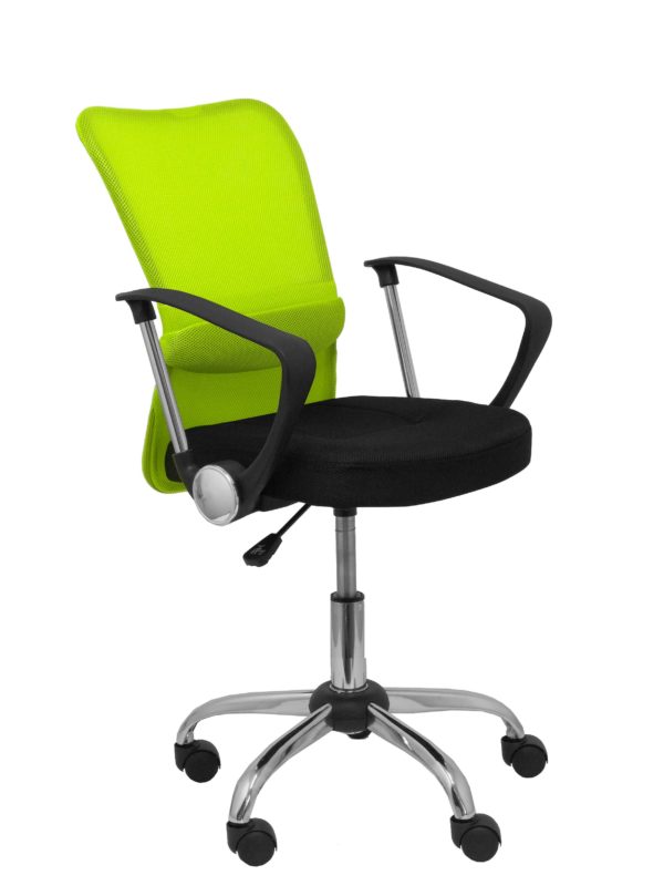 SILLA INFANTIL CARDENETE RESPALDO MALLA VERDE ASIE