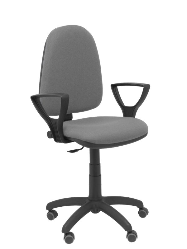 SILLA AYNA BALI GRIS BRAZOS FIJOS RUEDAS DE PARQUE