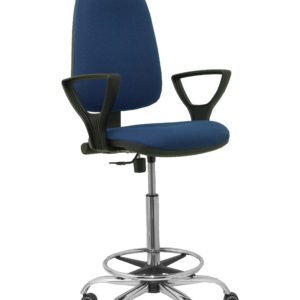 TABURETE SOCOVOS BALI AZUL MARINO BRAZOS FIJOS