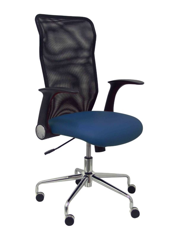 SILLA MINAYA SIMILPIEL AZUL MARINO