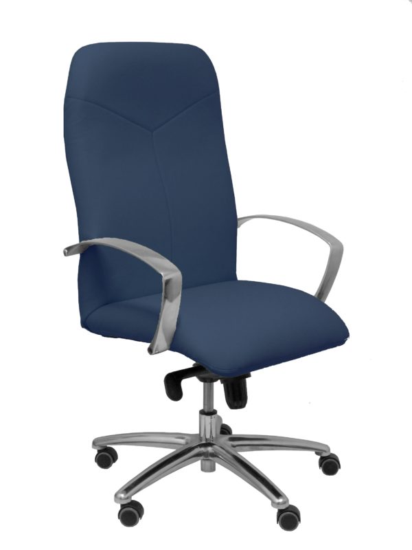 SILLON CAUDETE SIMILPIEL MARINO