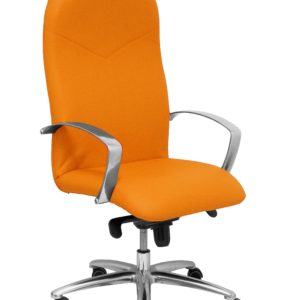SILLON CAUDETE SIMILPIEL NARANJA