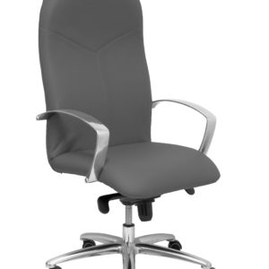 SILLON CAUDETE SIMILPIEL GRIS OSCURO
