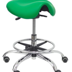 TABURETE ALATOZ SIMILPIEL VERDE
