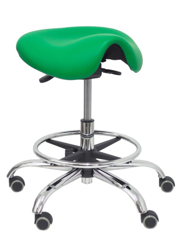 TABURETE ALATOZ SIMILPIEL VERDE