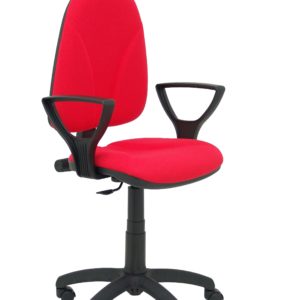 SILLA ALGARRA BALI ROJO BRAZOS FIJOS