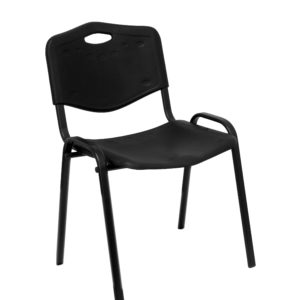 PACK 2 SILLAS ROBLEDO PVC NEGRO