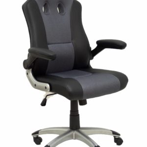 SILLA GAMING TALAVE SIMILPIEL NEGRO Y GRIS