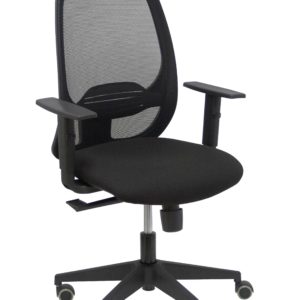 SILLA CILANCO NEGRA MALLA NEGRA ASIENTO BALI NEGRO
