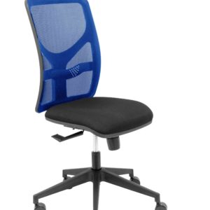 SILLA MOTILLA MALLA AZUL ASIENTO BALI NEGRO